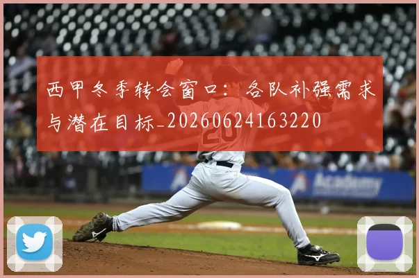 西甲冬季转会窗口：各队补强需求与潜在目标_20260624163220